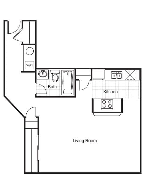 Studio floor plan